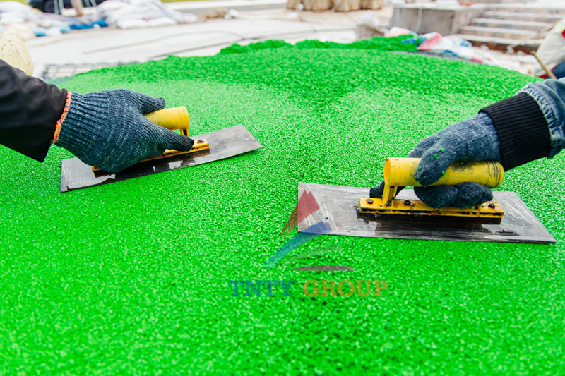 EPDM rubber flooring is popular in life